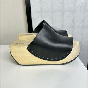 Trippen Egypt clogs sandals in Black size 38 US 7